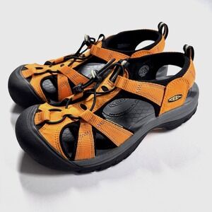 Keen Venice H2 Sandals Womens Size 9 Shoes Orange Outdoors Hiking Waterproof